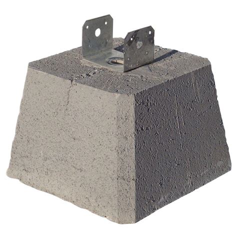 precast concrete footing blocks with metal brackets|precast concrete footings home depot.